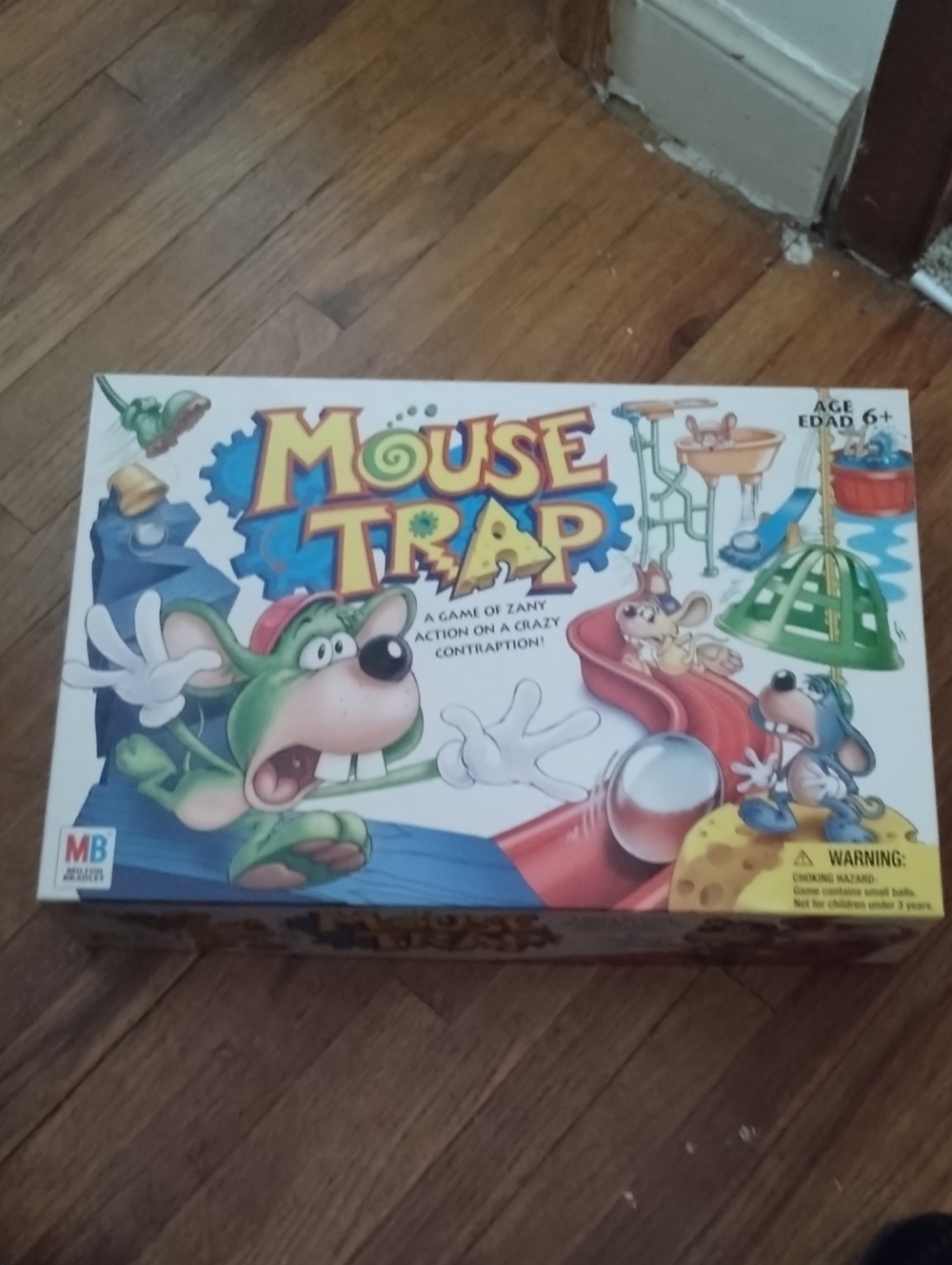 MB Mouse Trap Board Game - Colorful Illustrated Box